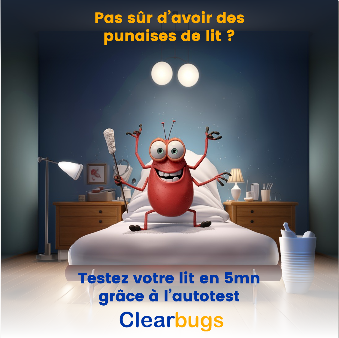 Clearbugs - Test de détection de punaises de lit